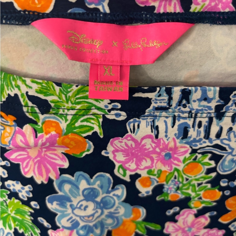 Lilly Pulitzer Disney Print Dress XL - Picture 3 of 6